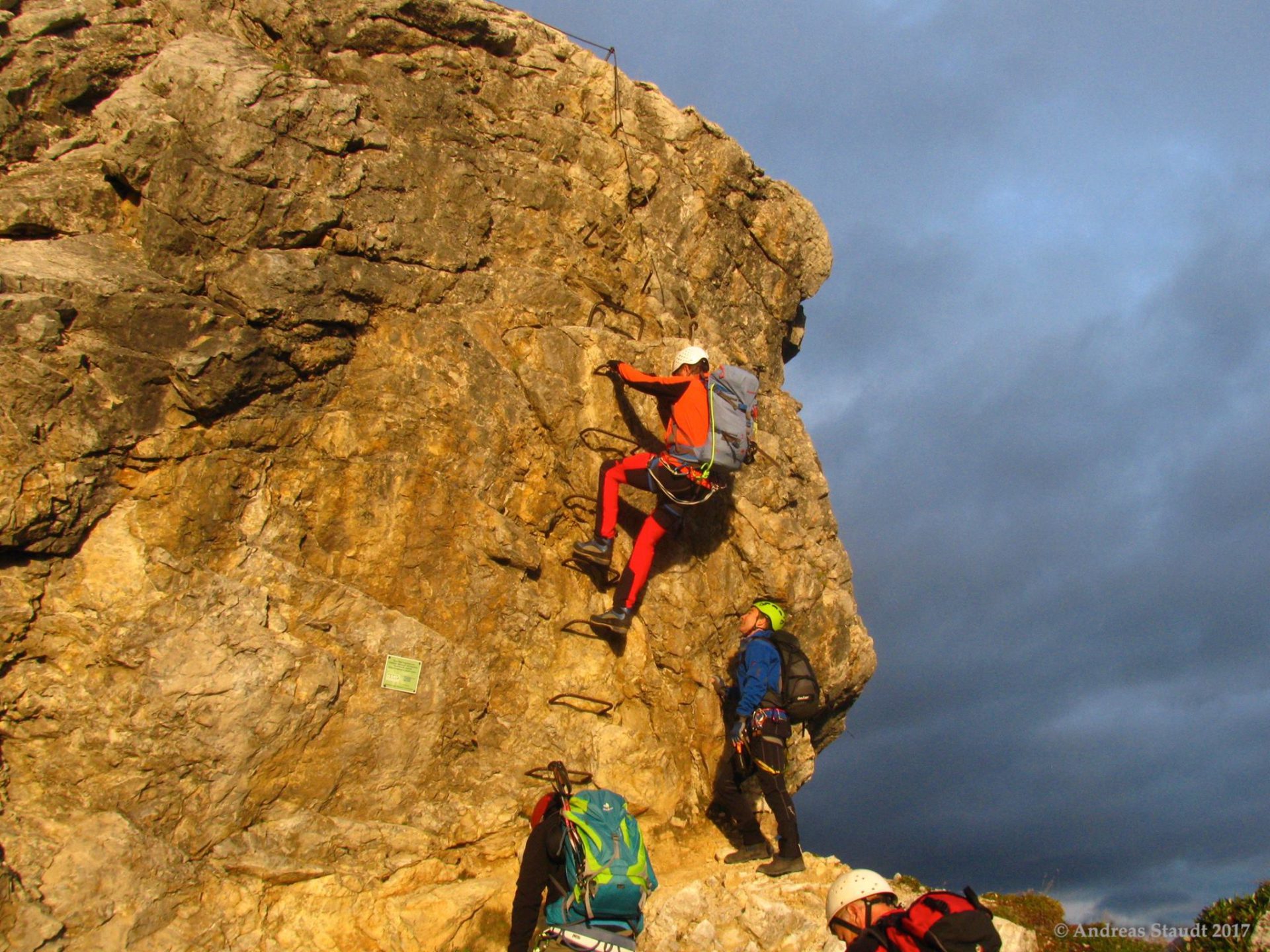 Einstieg vom Mindelheimer Klettersteig Klettersteige ↔ Klettersteig