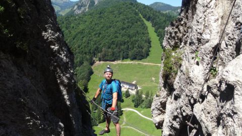 Neuer Familienfreundlicher St. Magdalena Klettersteig Im Gschnitztal